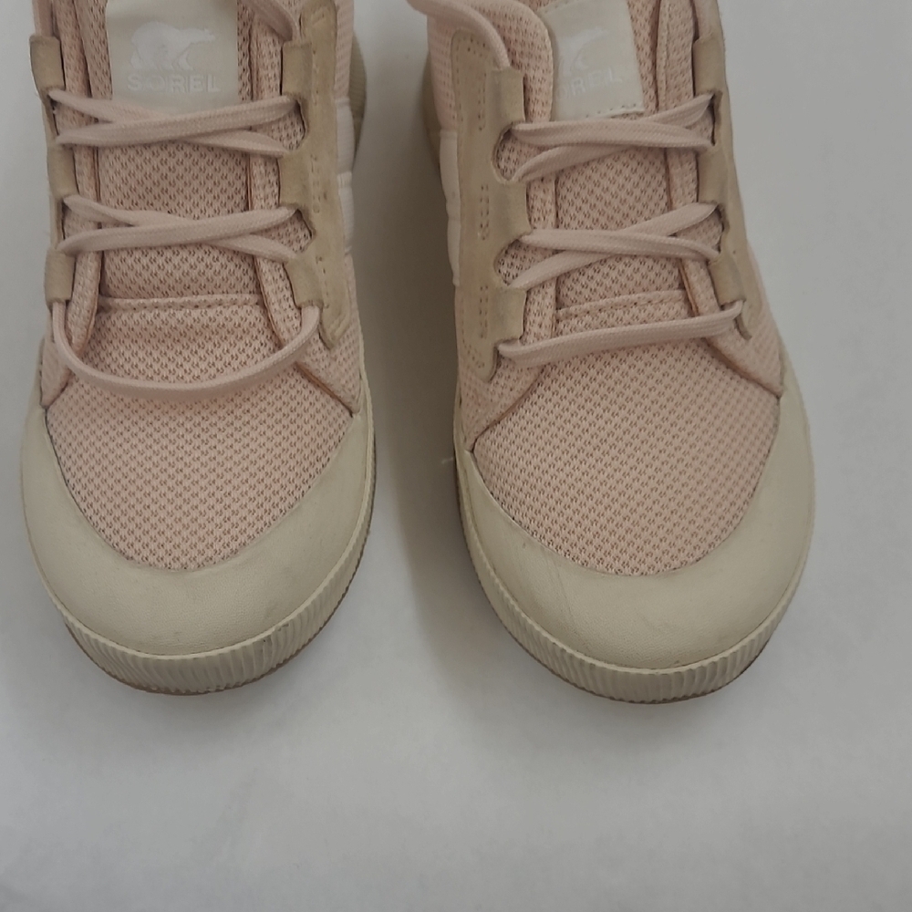 Sorel Women's Pink/Tan Sneakers Size 9.5 - Picture 4 of 9